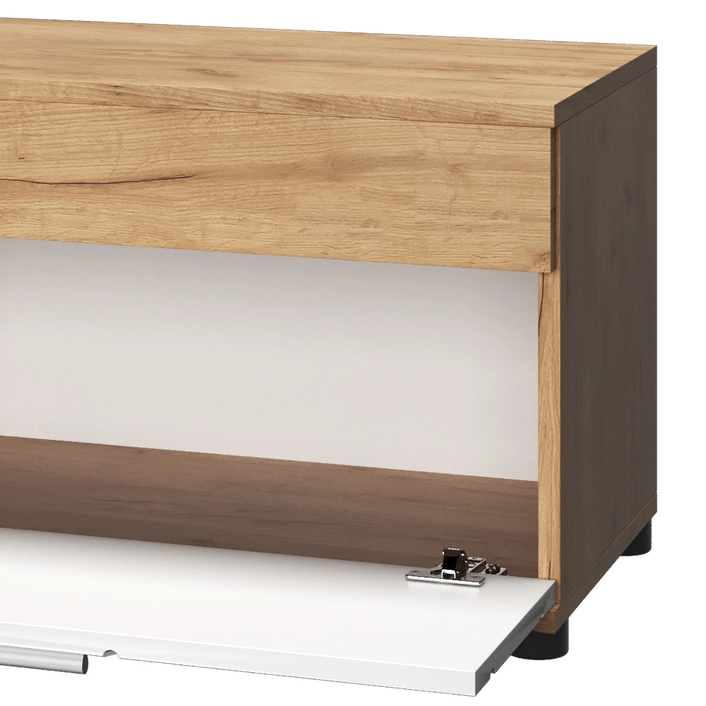 Vicco Scaffale Quercia dorata/bianco 70.8 x 38.9 cm Armadio di archiviazione
