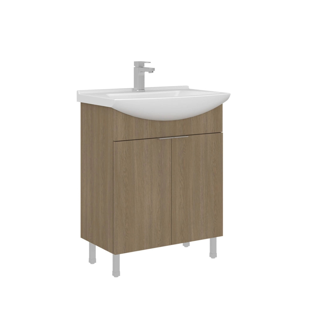 Mobile lavabo "Purus 65" - 65 x 50 x 83 cm - Rovere Sonomo