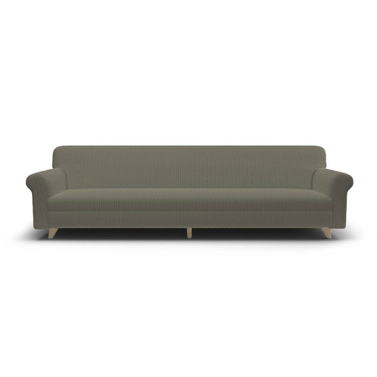 Copridivano Elasticizzato 3 Posti in Poliestere e Cotone Fashionable Tortora