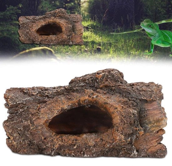 Decorazione per Acquario - Rifugio per Rettili - Grotta per Anfibi - 15,5x10x8cm - 100% Originale