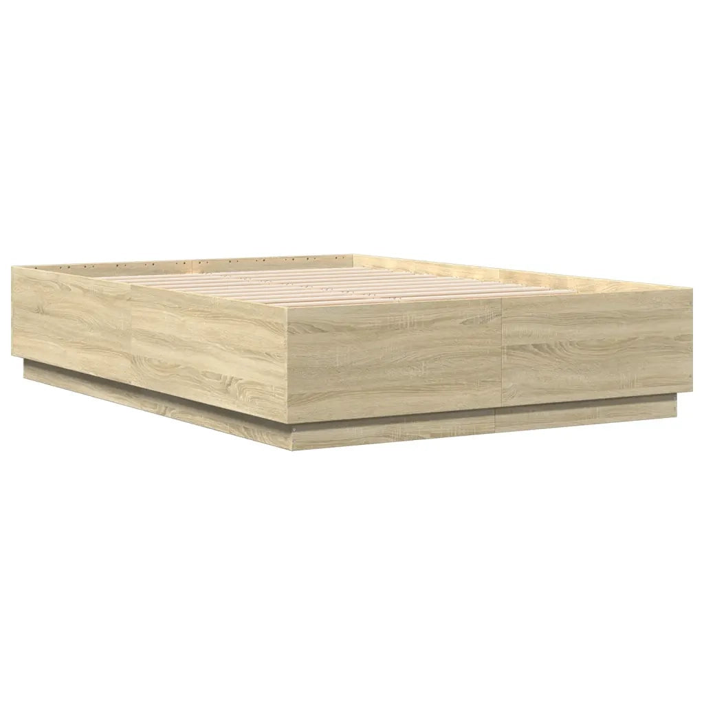 Giroletto-Struttura Letto Rovere Sonoma 120x200 cm in Legno Multistrato 148967