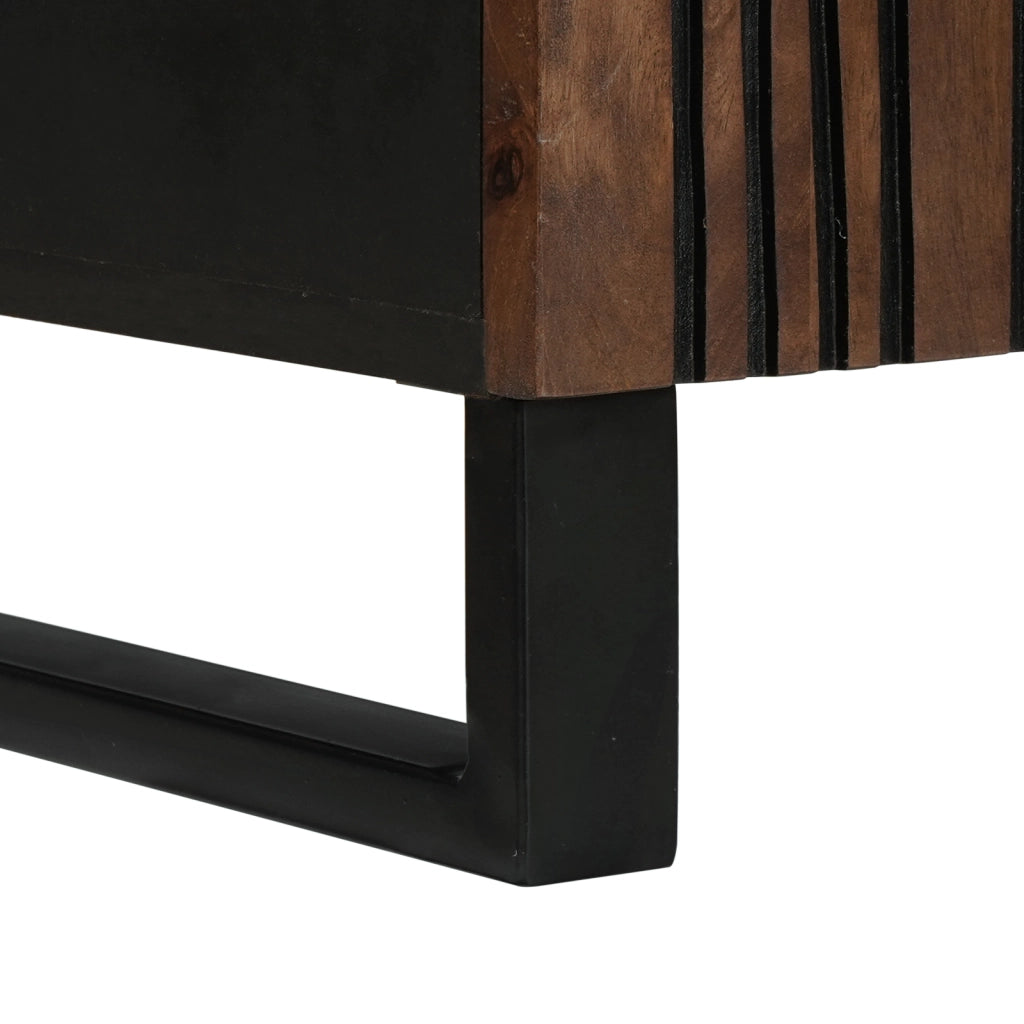 Mobile TV 105x33.5x46 cm Legno massello di mango