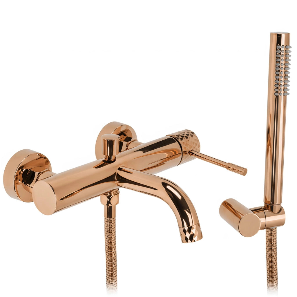 Rubinetto Da Vasca Rea Lungo Diamond Copper