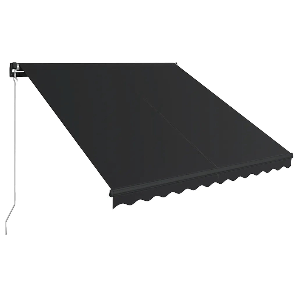 Tenda da Sole | Tenda parasole Retrattile Manuale con LED 300x250 cm Antracite