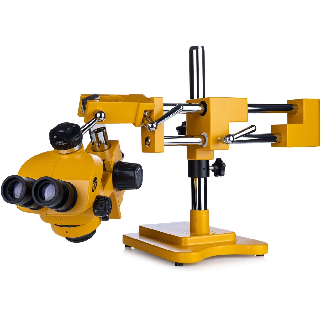 Mikroscopio Trinoculare Stereoscopico Rosfix Jupiter Pro MSJP-T-SDMS1 – Zoom 7x-50x, Testa 360°, Ottica Greenough