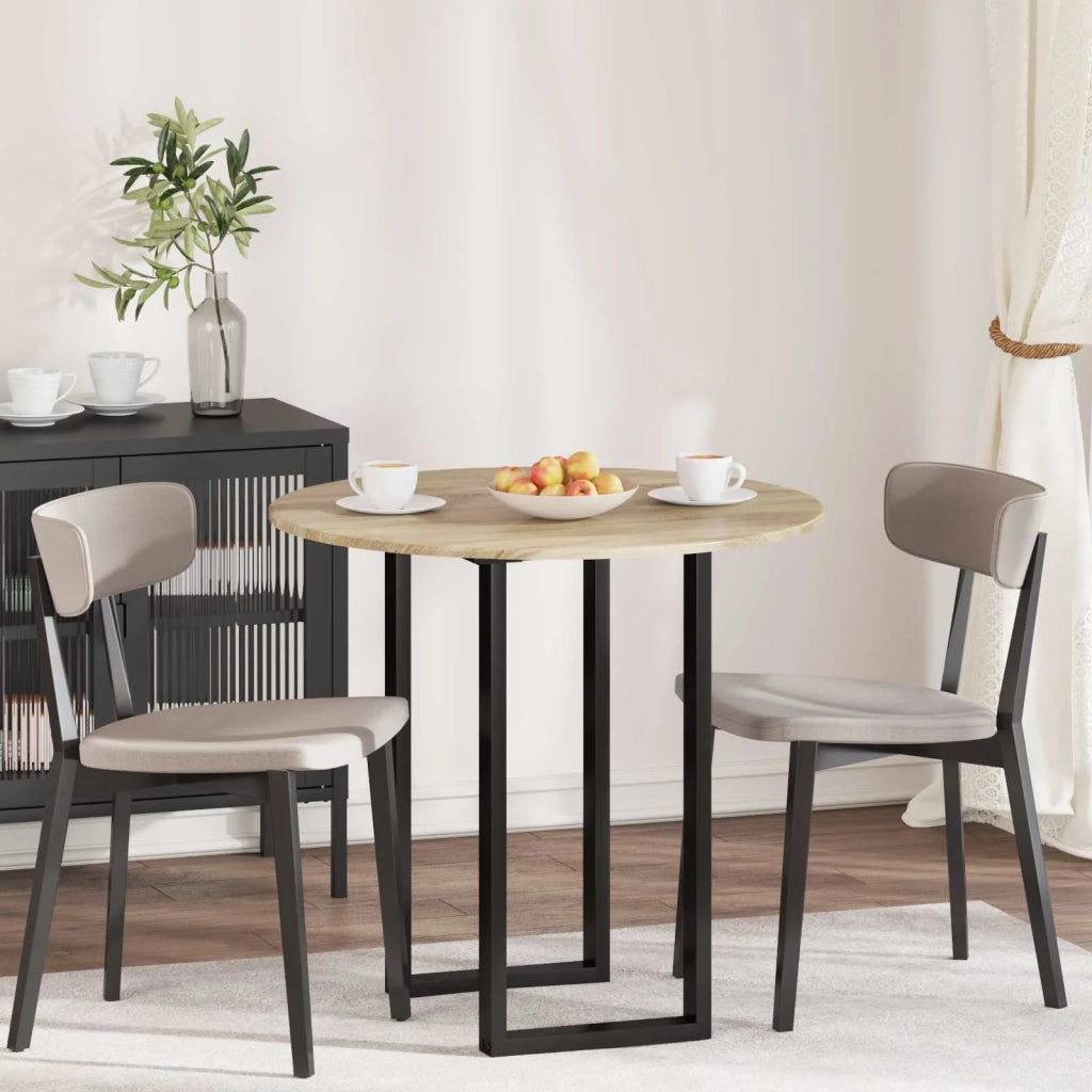 Piano del tavolo rovere sonoma Ø 80 x 1,5 cm Legno multistrato 880423