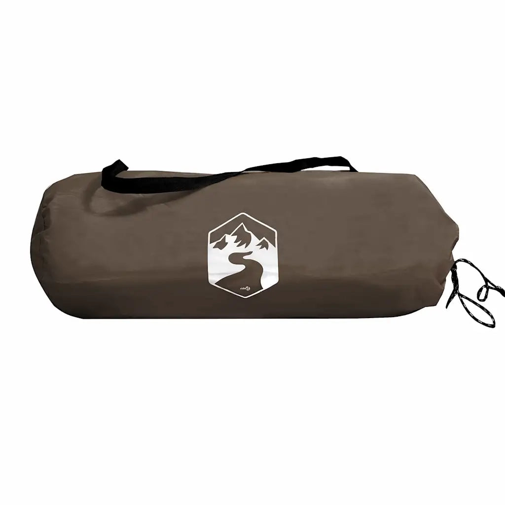 vidaXL Tenda da Doccia Marrone Impermeabile