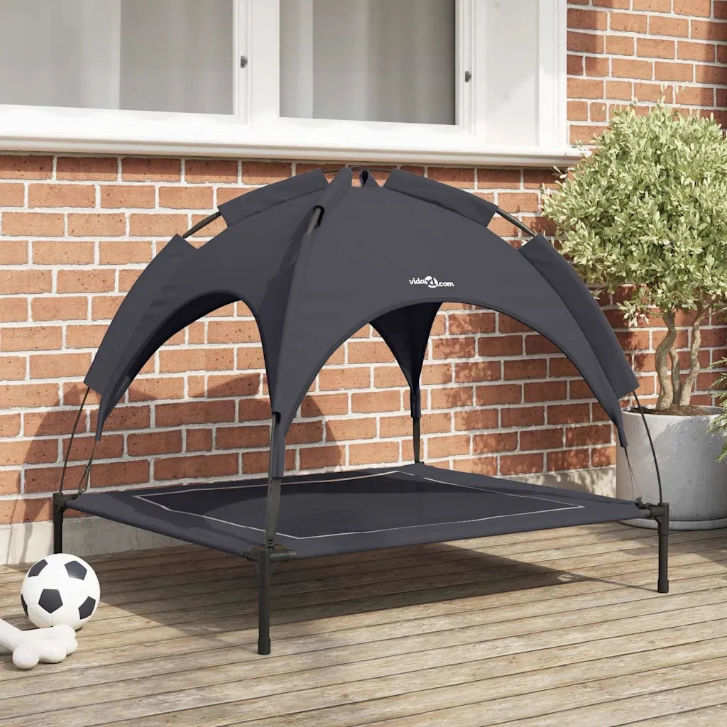 Letto per Cani Nero 90 x 81 x 80,5 cm Acciaio CFW5901497