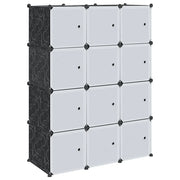 Organizzatore Portaoggetti con 12 Cubi e Aste per Appendere PP CFW1004433