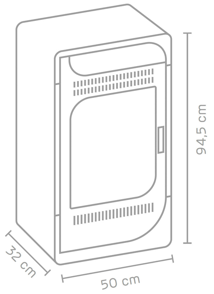 Stufa a Bioetanolo da Interno 94,5x50x32 cm 3,5kW Fiammetta Ventilata Bordeaux