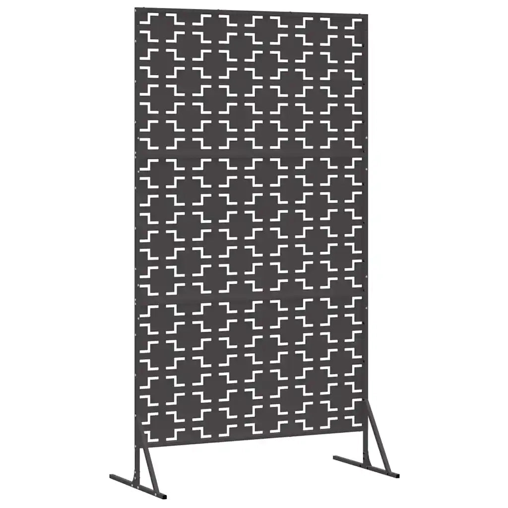 Schermo per Privacy Nero 100 x 50 x 180 cm Acciaio CFW8532337