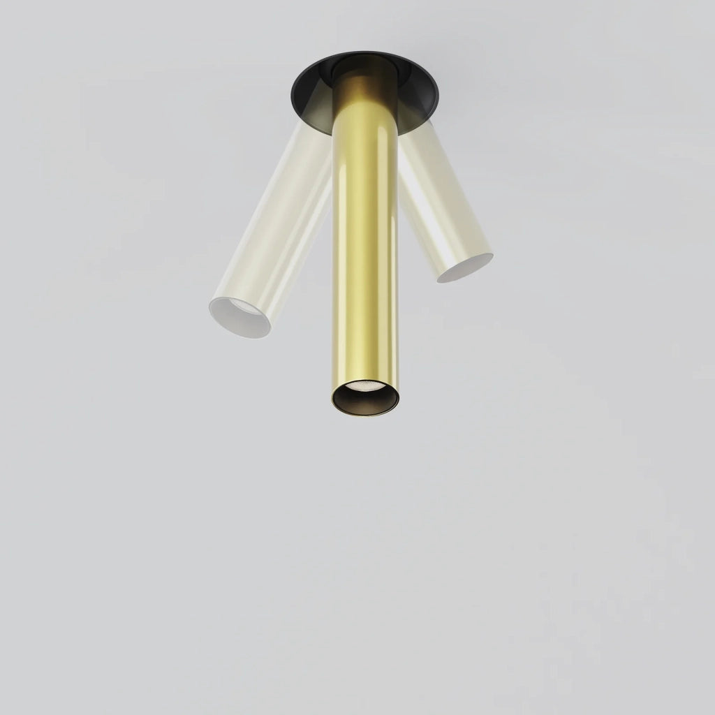 Maytoni Lampada da incasso Focus T 1 luce LED integrato nero alluminio
