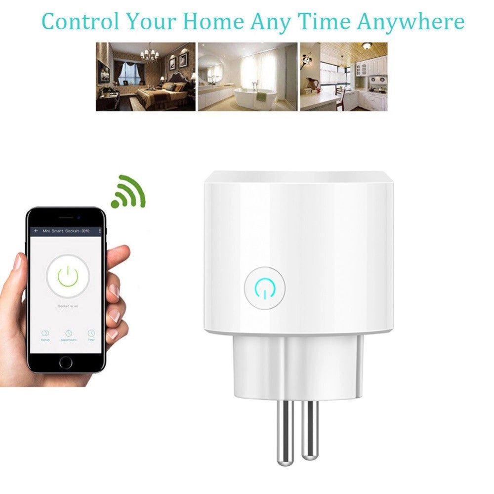 Trade Shop - Smart Plug Presa Corrente Wifi Timer Elettrodomestici Domotica Per Ios E Android -