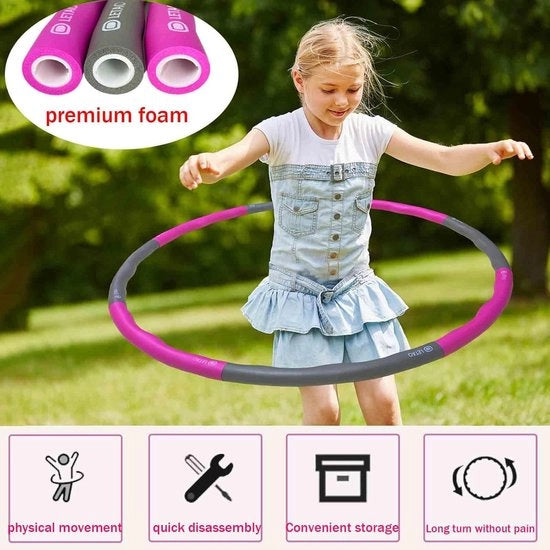 Girone Fitness per Perdere Peso Rosa-Grigio 12kg Design Golf 12 anni+ Con Schiuma Guida Elettronica