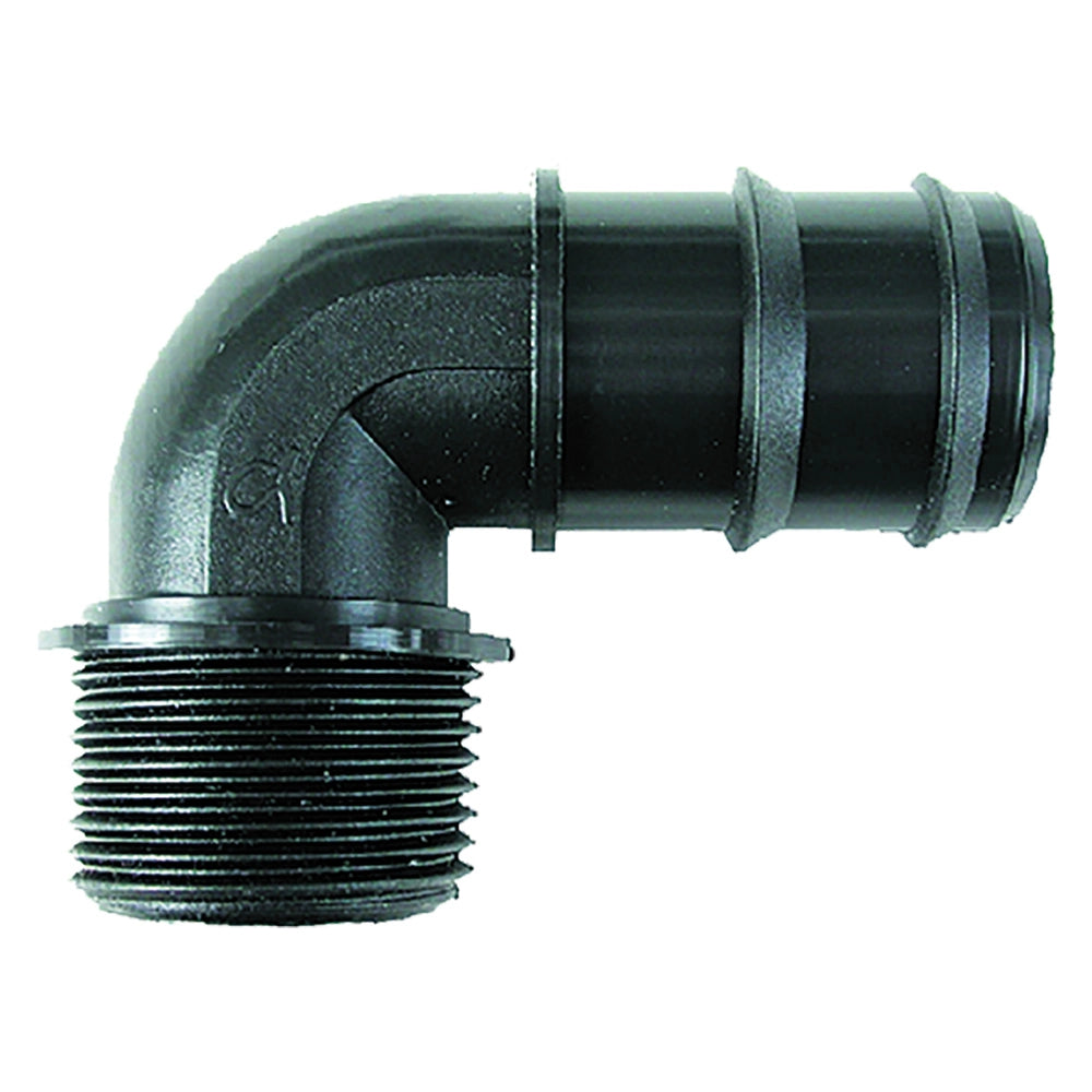 RACCORDO A 90  ° CON FILETTO MASCHIO M 25 x 3/4- 50 pezzi  - IRRITEC