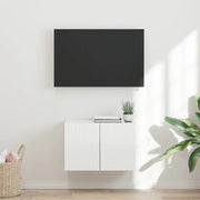 Mobile TV da parete-Mobile TV a Muro-Credenza TV Bianco Lucido 59,5 x 31 x 40 cm