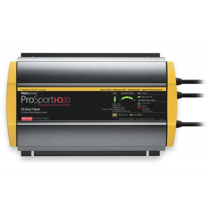 CARICABATTERIE PROSPORT HD20 12/24VOLT/20AMP - N. BATTERIES 2