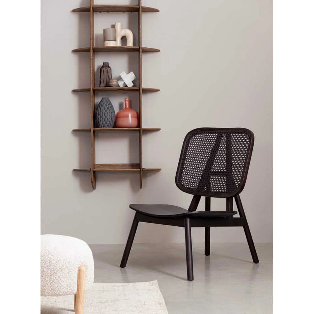 Mensola da Parete in Legno di Mango con 5 Piani - EASTWOOD