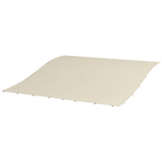 Telo di Ricambio per Pergola da Giardino 2.5x3 m con 8 Fori di Drenaggio 297x243 cm in Poliestere Beige
