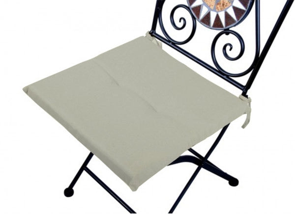 Cuscino antimacchia per sedia beige cm 40x40