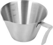 Caffettiera di precisione per la misura del caffè, contenitore per il latte, 100 ML, in acciaio inossidabile, adatto per uso domestico e bar, regalo per gli appassionati di caffè.
