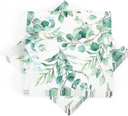 Serviette a foglia di menta - 40 pezzi, per matrimoni e feste, 33 x 33 cm