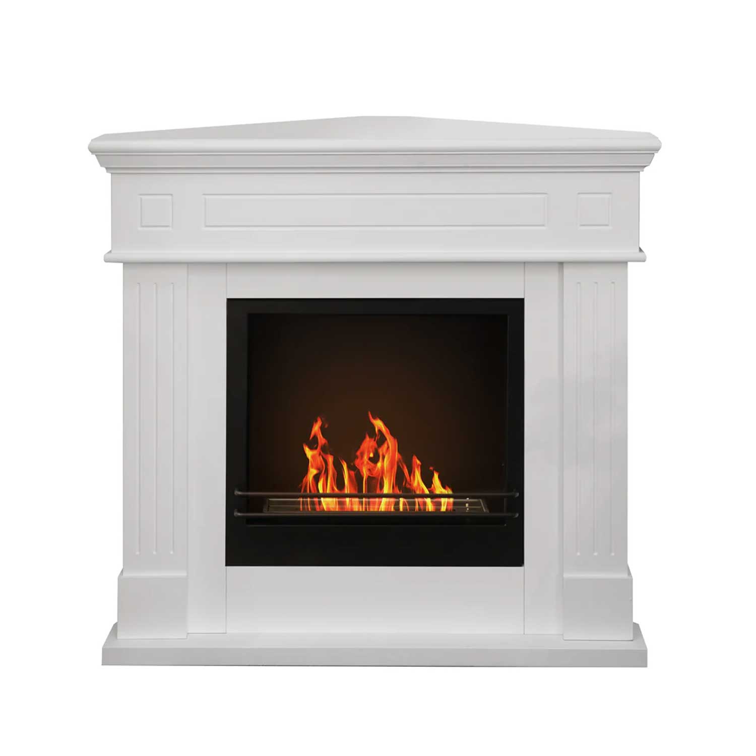 Ford - Camino a bioetanolo angolare da terra 110x63xH102 cm, colore bianco