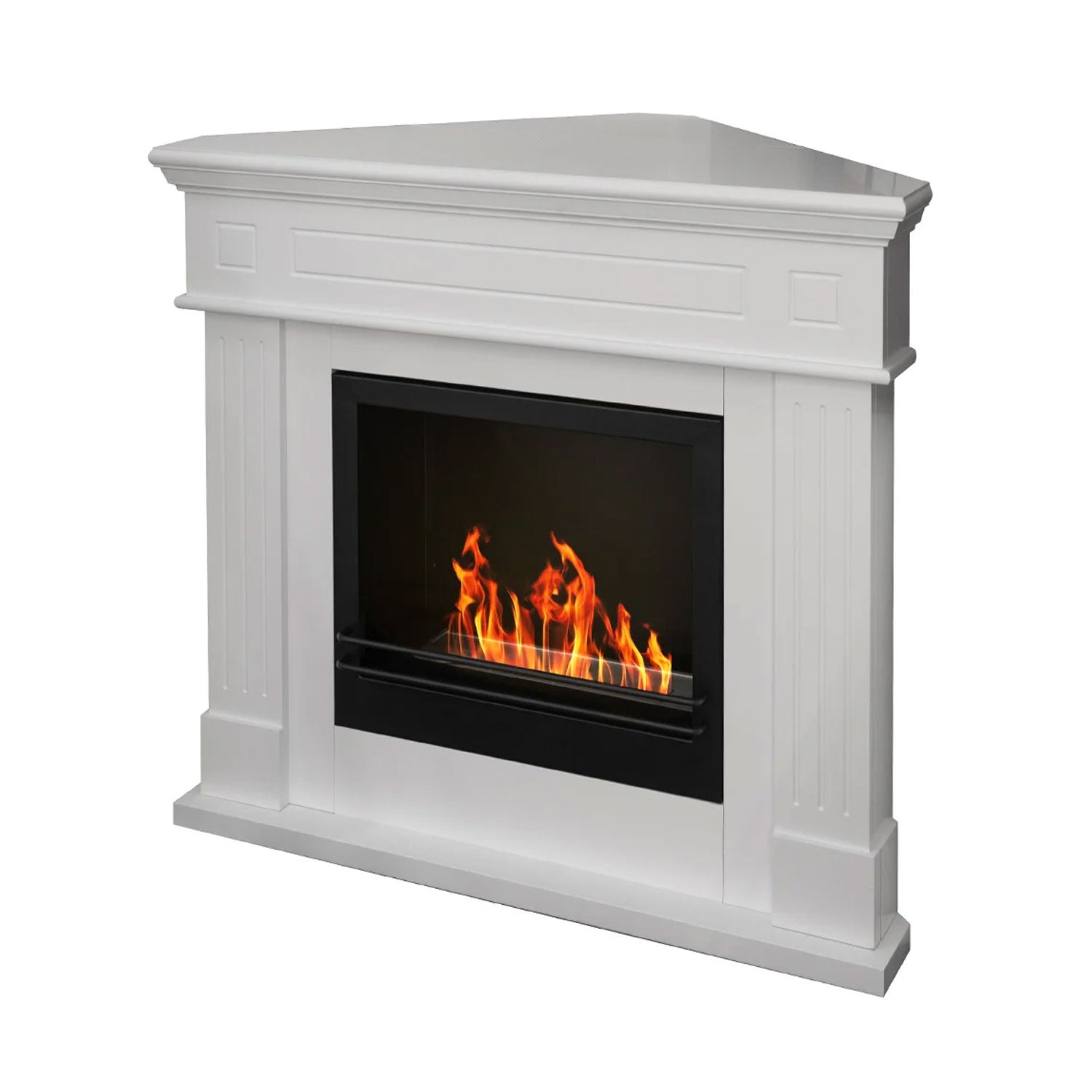 Ford - Camino a bioetanolo angolare da terra 110x63xH102 cm, colore bianco