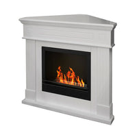 Ford - Camino a bioetanolo angolare da terra 110x63xH102 cm, colore bianco