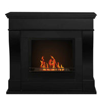 Washington - Camino a bioetanolo da terra 111x43xH99 cm, colore nero