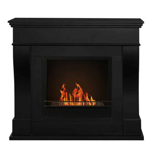 Washington - Camino a bioetanolo da terra 111x43xH99 cm, colore nero