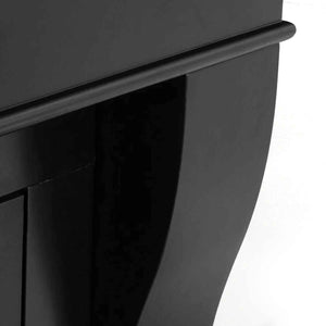 Washington - Camino a bioetanolo da terra 111x43xH99 cm, colore nero