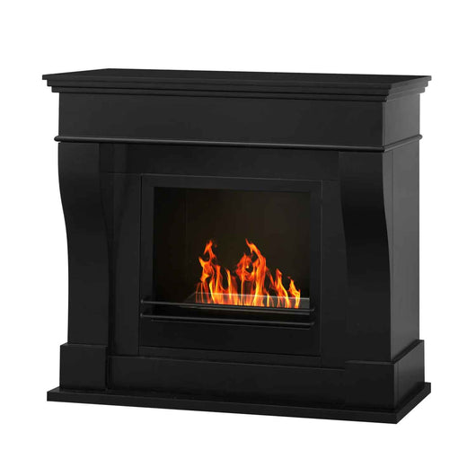 Washington - Camino a bioetanolo da terra 111x43xH99 cm, colore nero