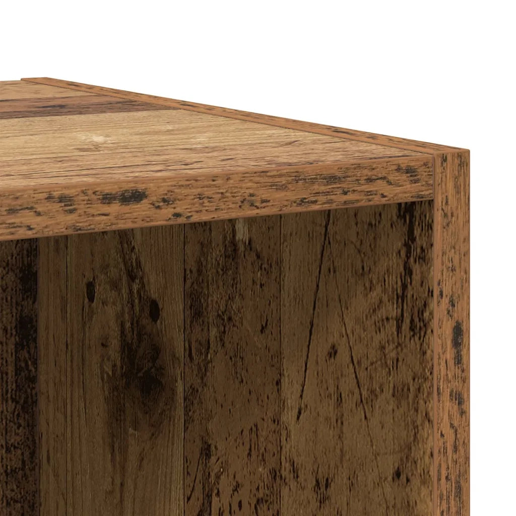 vidaXL Mobile TV da Muro Legno vecchio 37 x 37 x 72 cm