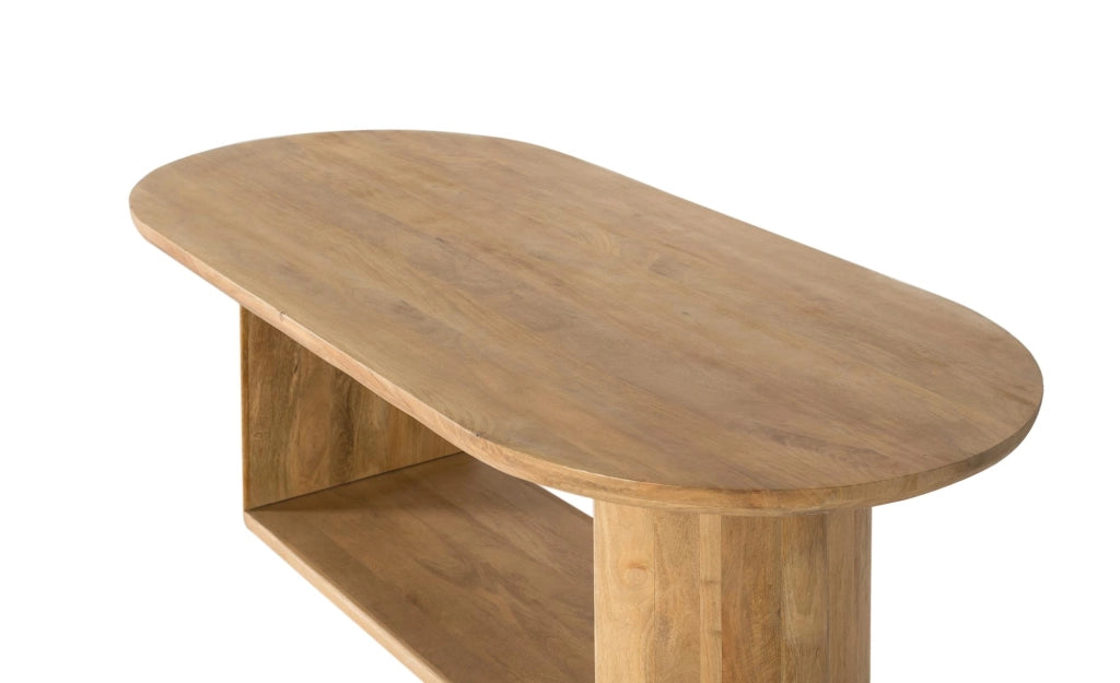 Tavolo ovale in legno di mango 210 cm