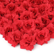 Decorazioni floreali artificiali 50 pezzi - Finte rose - Finte fiori in seta - Decorazioni per il self-service - Decorazioni per matrimoni e feste - Dimensioni 4,5 x 3 cm - Finte rose