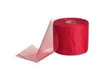 Set 3 Bobine Decorativa Tulle Rotolo 12,5 100 mt Rosso