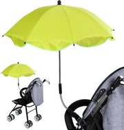 Parasole per passeggino, protezione solare per neonati, ombreggiatore universale per neonati, ripiegabile, con attacco per facile montaggio, verde