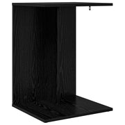 Tavolo laterale | Tavolino Rovere Nero 45 x 40 x 62,5 cm Legno multistrato