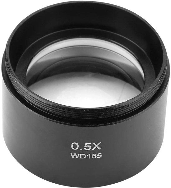 Obiettivo Barlow 48Mm 0,5X Accessorio Microscopio Stereo Auxiliare - Montaggio 48Mm - Microscopio Video Industriale - Contenuto HTML .