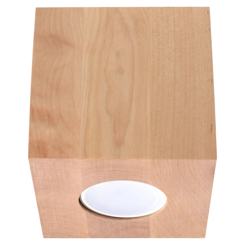 Faretto TETRIS legno chiaro quadrato GU10 Pure Lume