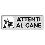 ETICHETTA SEGNALETICA ATTENTI AL CANE- 10 pezzi