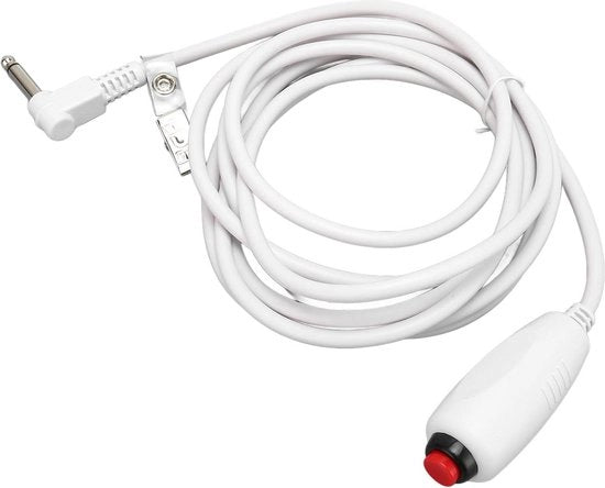 Cavo di richiamo a pressione 20m con clip - Cavo di richiamo 635 mm di interfaccia - Cavo di richiamo rosso per tasti - Cavi di allarme di emergenza