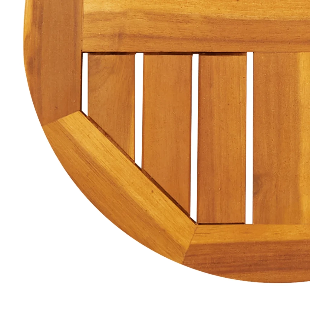 Piano per Tavolo Ã˜40x2 cm Rotondo in Legno Massello di Acacia