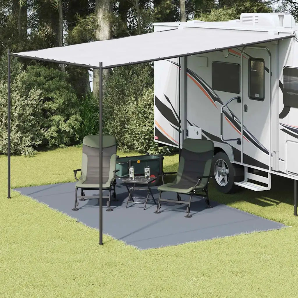 Tappeto da Tenda Blu e Grigio 450 x 250 cm Polietilene 42000173