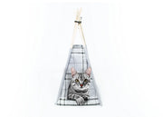 Cuccia Con Cuscino Per Animali Domestici Modello Tenda Componibile