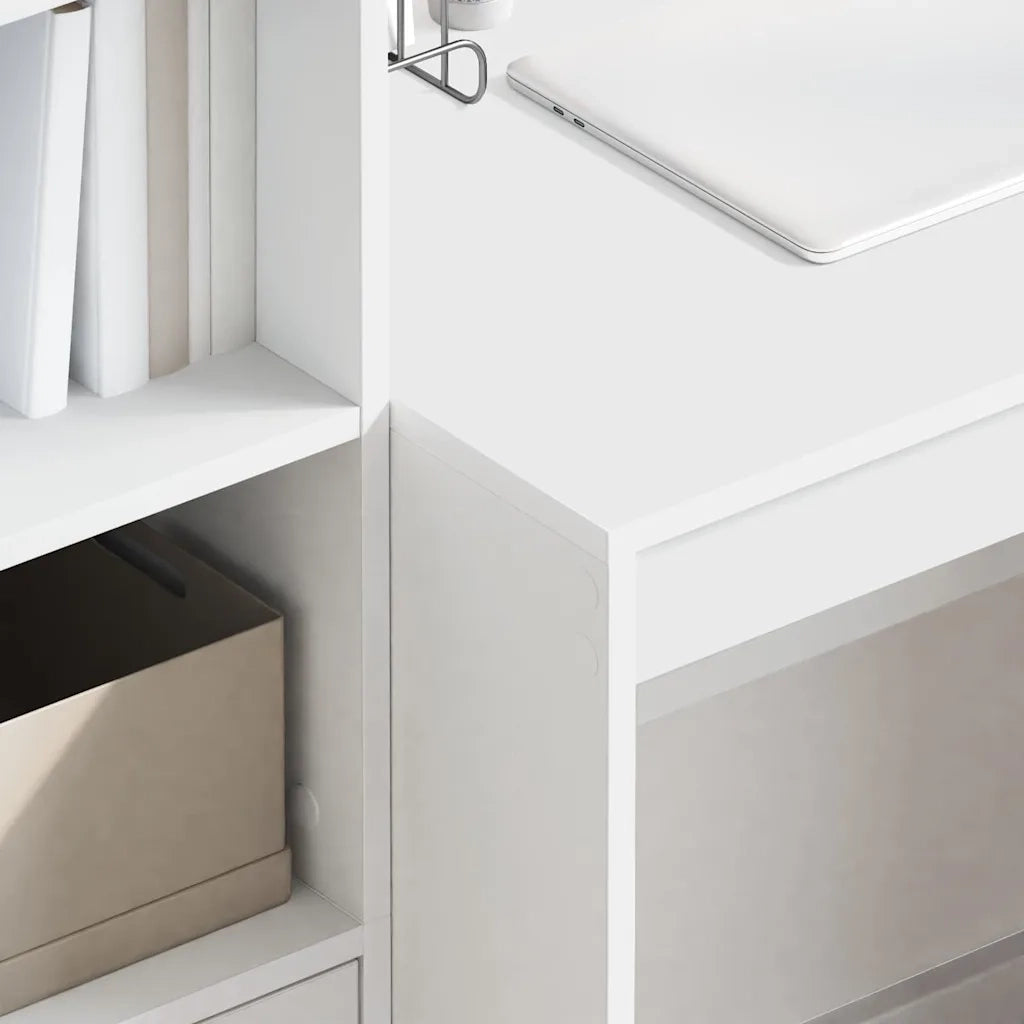 Scrivania | Tavolo da Ufficio Bianco 80 x 50 x 76 cm