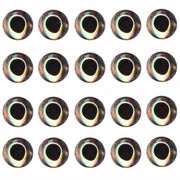 Kit di attiranti per pesci 4D Design - Set di esche artificiali realistici - Set di fili per pesca - 20 pezzi - Resina epoxy 3mm