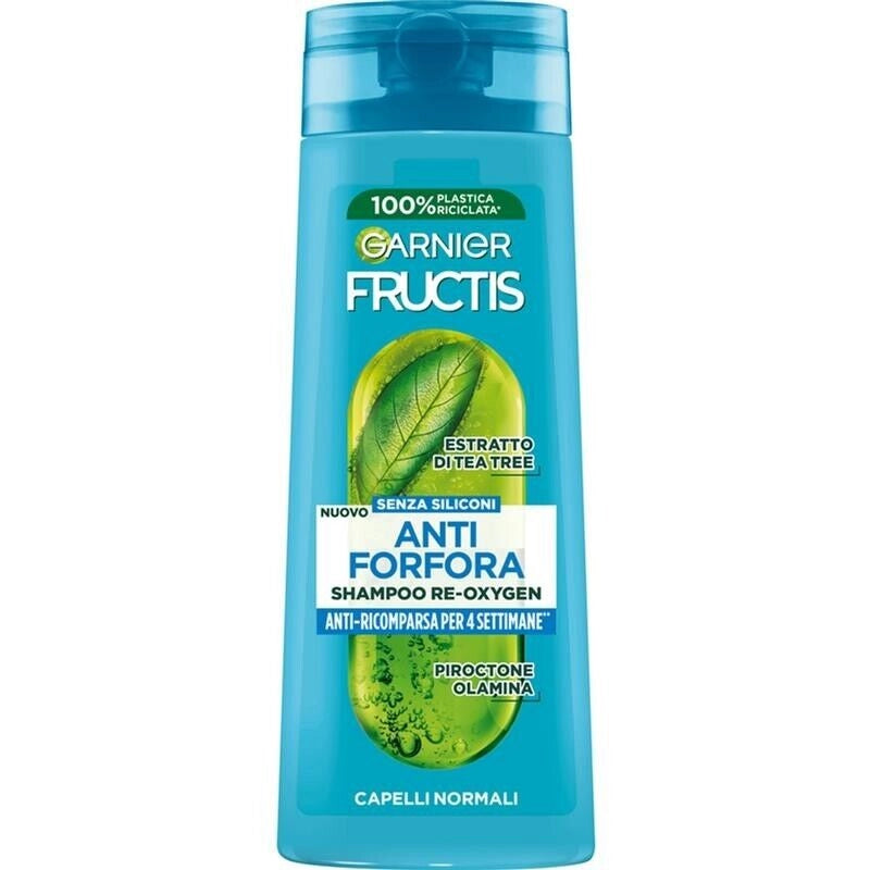 GARNIER FRUCTIS 3 PZ SHAMPOO 250 ML L'UNO ANTI FORFORA PER 4 SETTIMANE RE-OXYGEN CAPELLI NORMALI