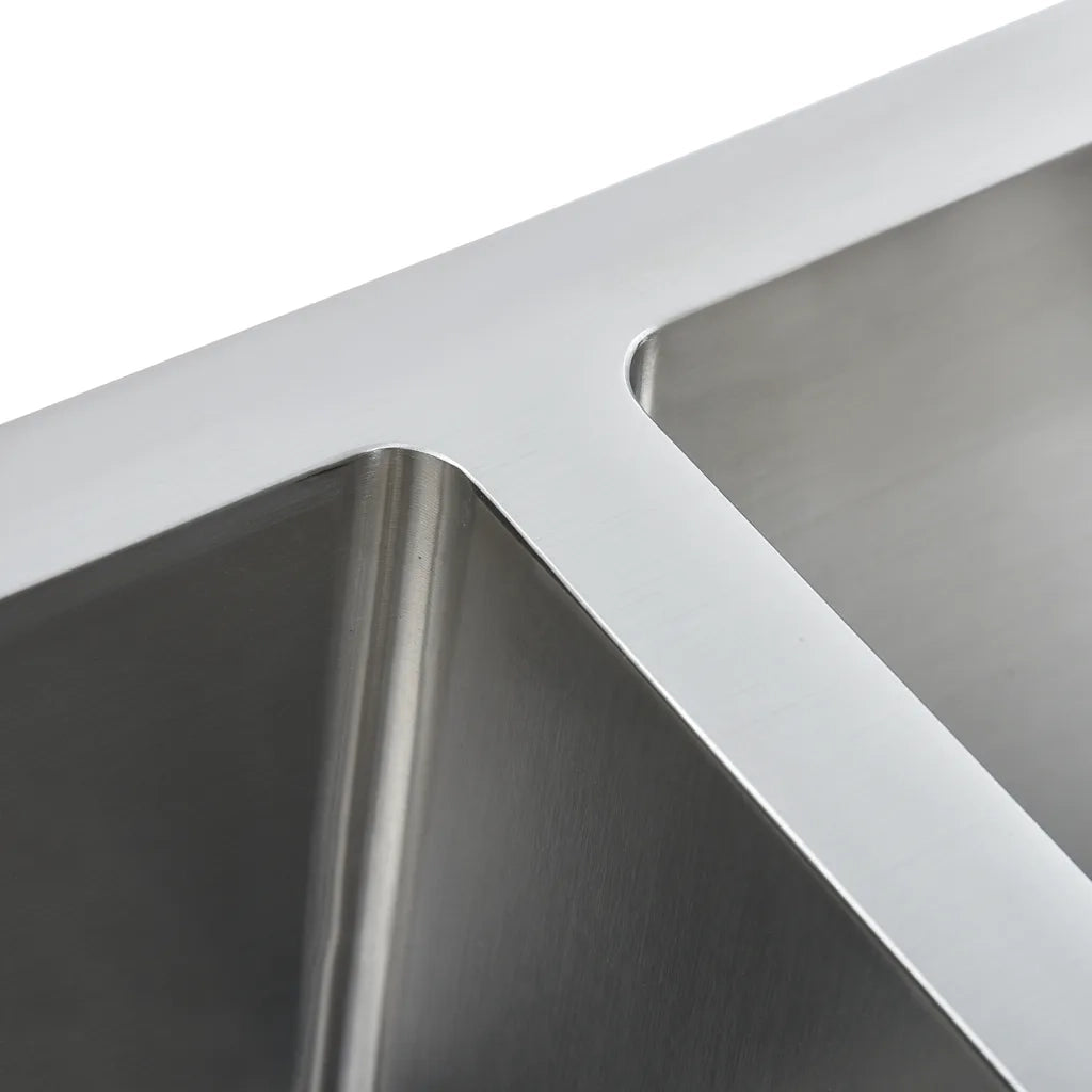 Lavello da Cucina Lavorato a Mano in Acciaio Inox CFW3358559